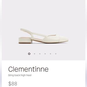 New Aldo Clementine Slingback Flat